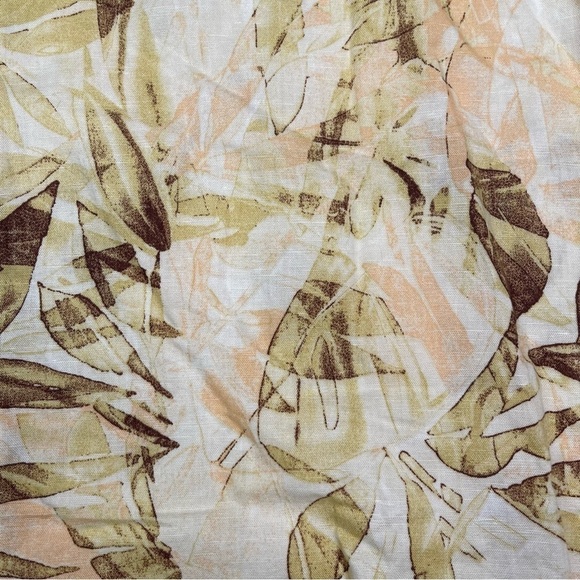 Hawaiian Aloha Shirt Linen Cotton Button Beach Vacation Tropical Summer 5X New - Picture 11 of 13